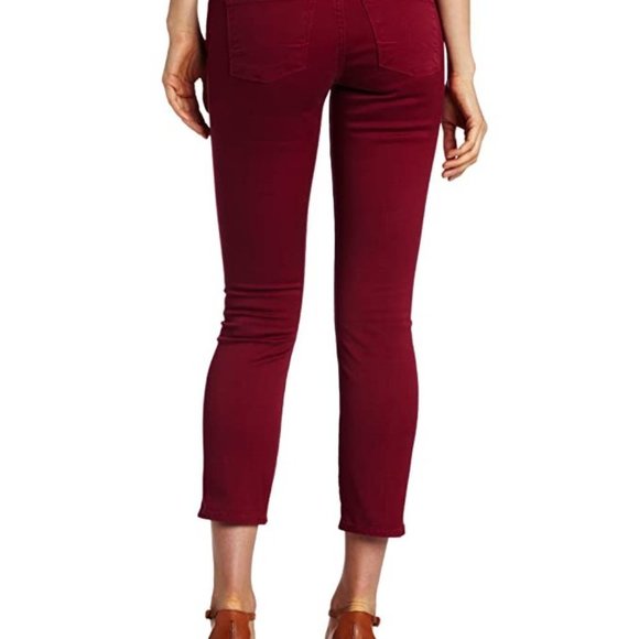 Lucky Brand Jeans Sofia Capri, Wine Red, 26 - Picture 2 of 7